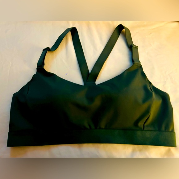 3/$15 Old Navy Green High Support PowerSoft Sports Bra - Picture 4 of 4